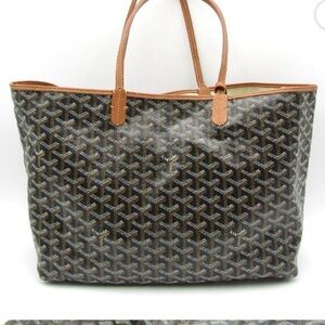 Goyard Black and Brown Tote Bag